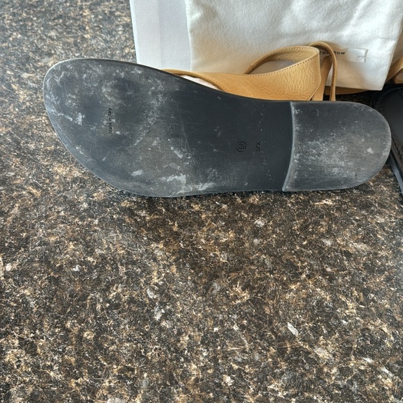 The Row women’s Beach Ankle Tie Sandal - Picture 7 of 11